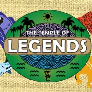 The Temple of Legends! logo.