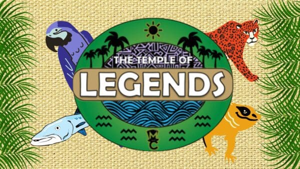 The Temple of Legends! logo.