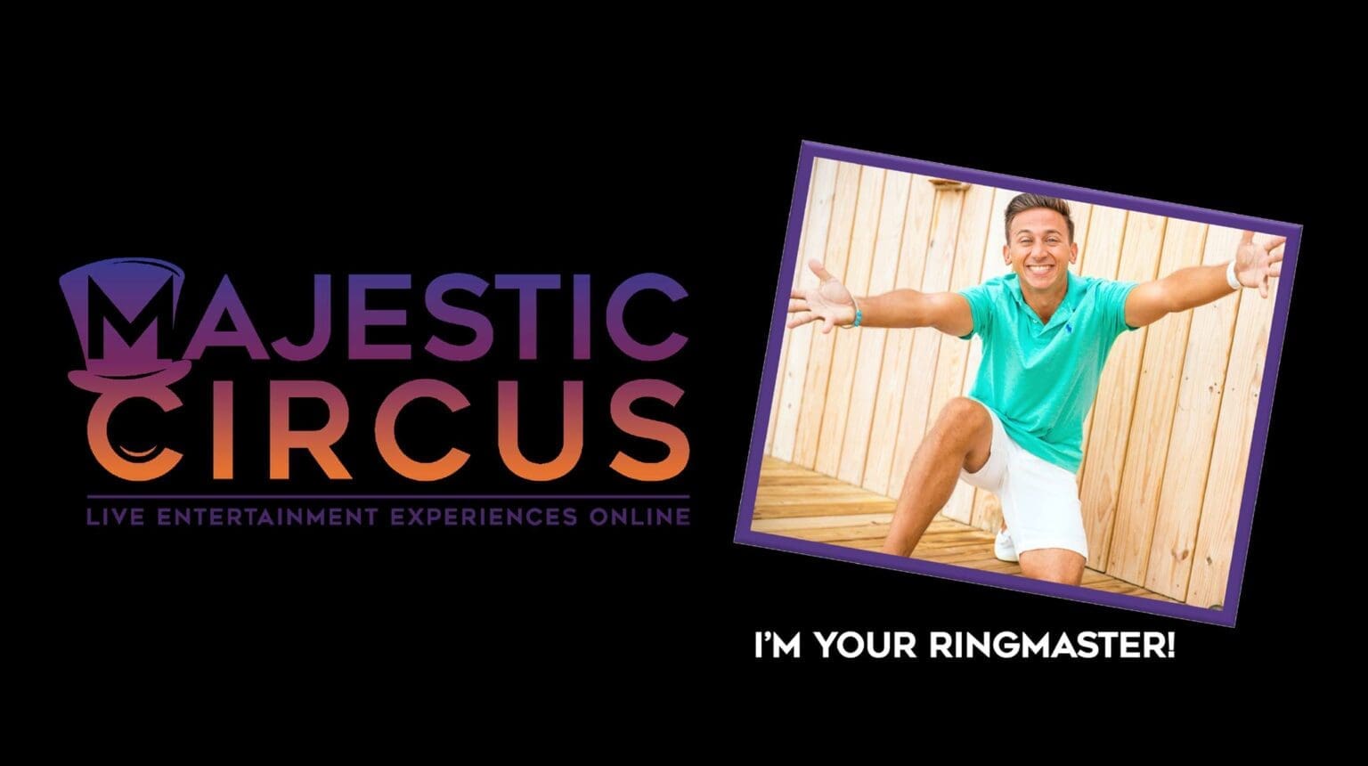 Im your ring master majestic circus banner