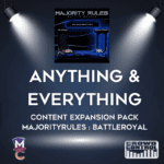 Anything and Everything" Expansion Pack for MajorityRules : BattleRoyale by Crowd Control games content expansion pack.