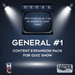 General #1 Content Expansion Pack for Quiz Show by Crowd Control Games for quiz show.